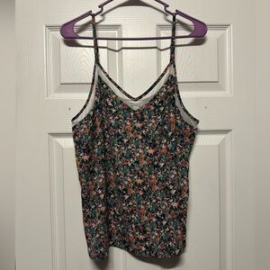 Floral Spaghetti Strap Top